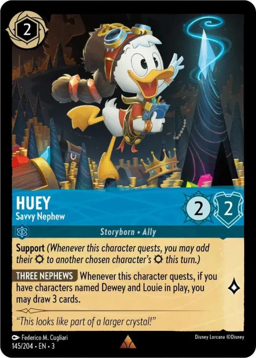 Huey - Savvy Nephew - Cold Foil