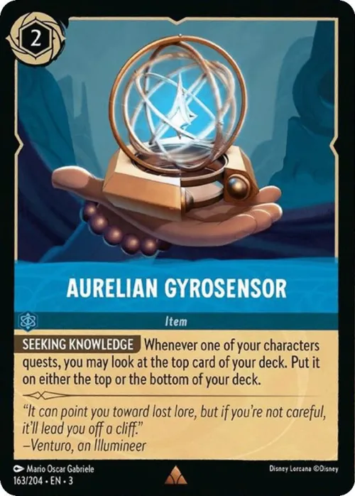 Aurelian Gyrosensor - Cold Foil