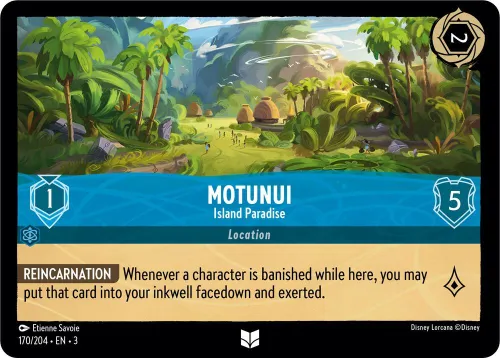 Motunui - Island Paradise - Cold Foil