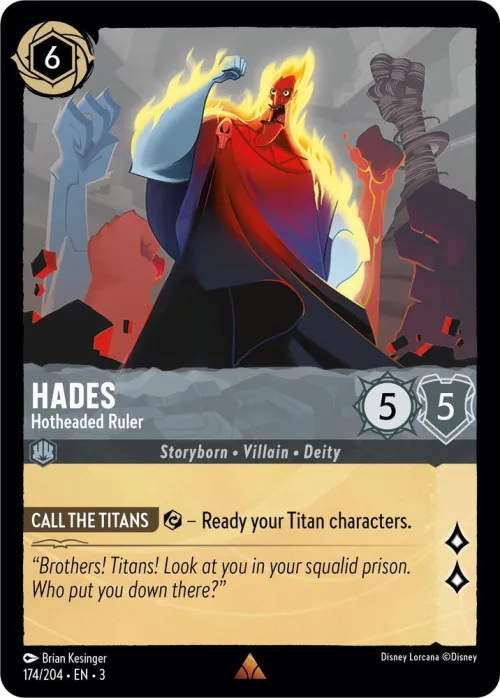 Hades - Hotheaded Ruler - Cold Foil