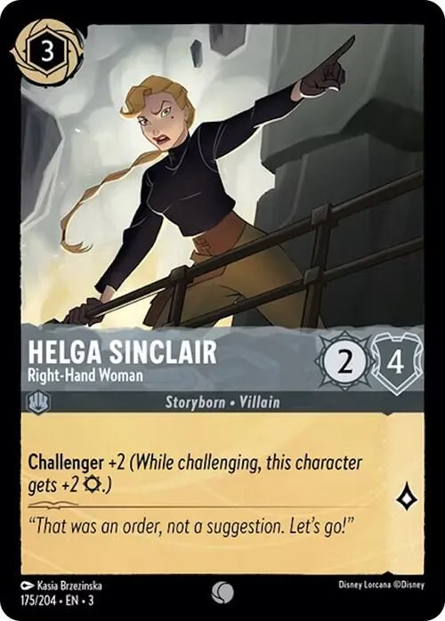 Helga Sinclair - Right-Hand Woman - Cold Foil