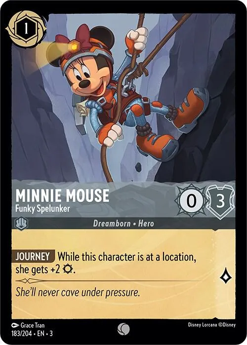 Minnie Mouse - Funky Spelunker - Cold Foil