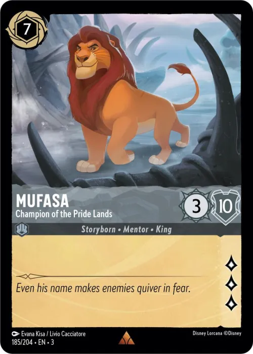 Mufasa - Champion of the Pride Lands - Cold Foil
