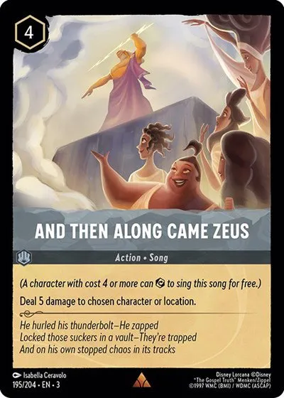 And Then Along Came Zeus - Cold Foil