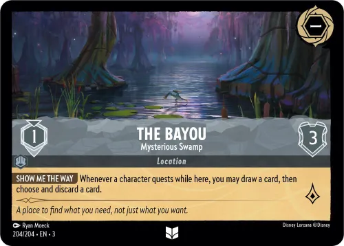 The Bayou - Mysterious Swamp - Cold Foil