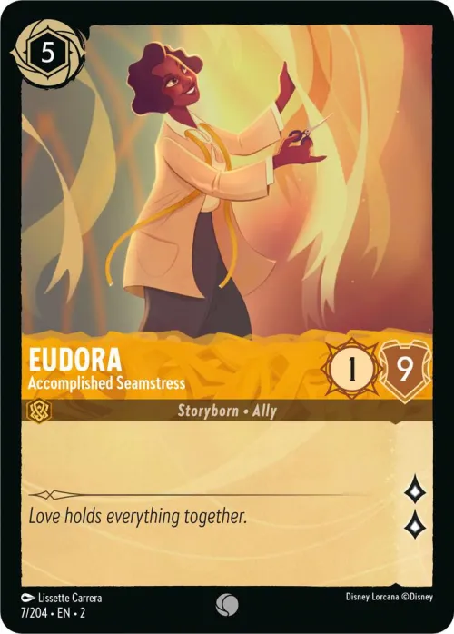 Eudora - Accomplished Seamstress - Cold Foil