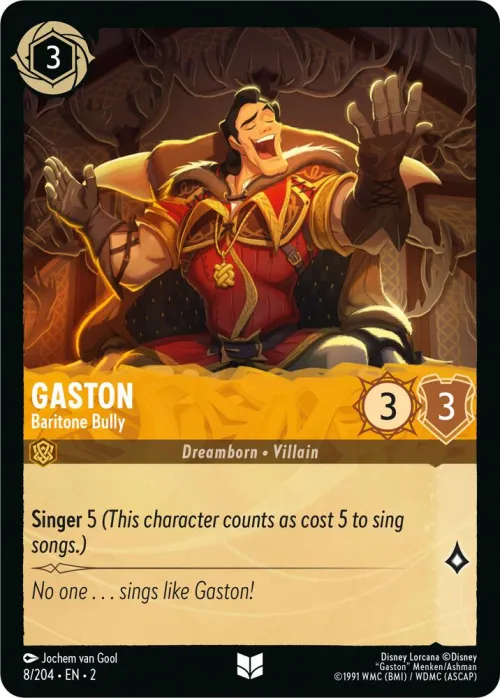 Gaston - Baritone Bully - Cold Foil