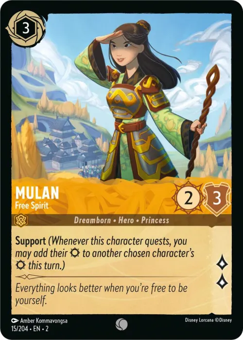 Mulan - Free Spirit - Cold Foil