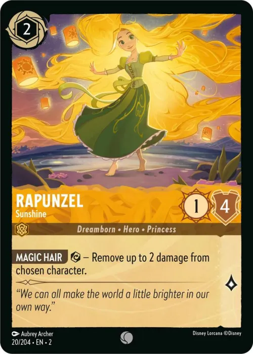 Rapunzel - Sunshine - Cold Foil
