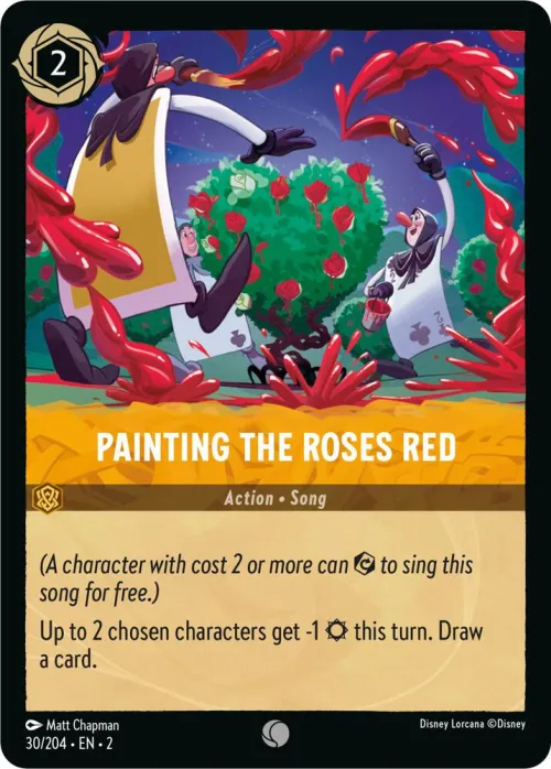 Painting the Roses Red - Cold Foil