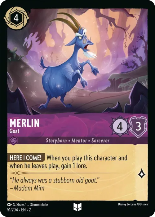Merlin - Goat - Cold Foil
