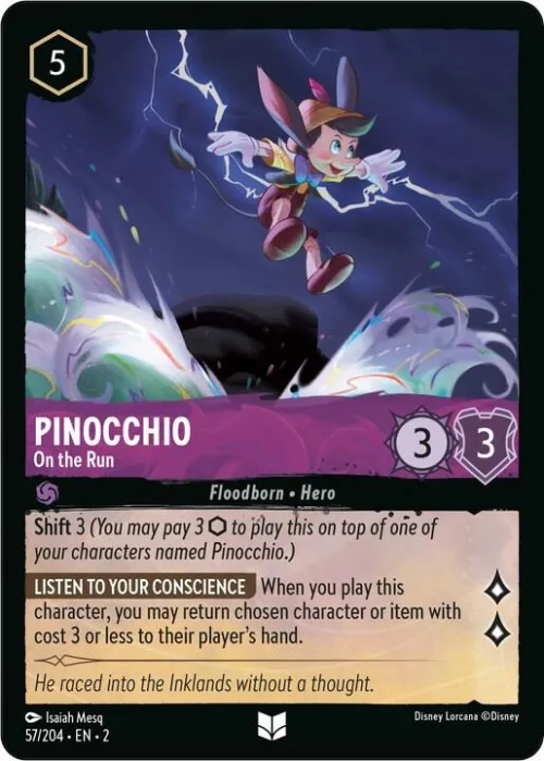 Pinocchio - On the Run - Cold Foil