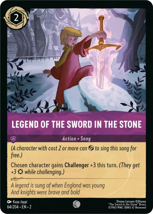 Legend of the Sword in the Stone - Cold Foil