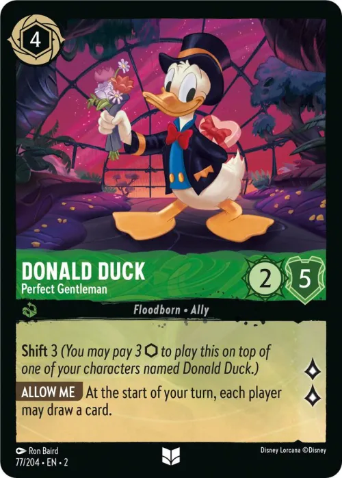 Donald Duck - Perfect Gentleman - Cold Foil