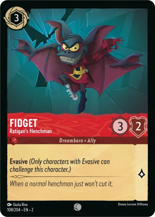 Fidget - Ratigan's Henchman - Cold Foil