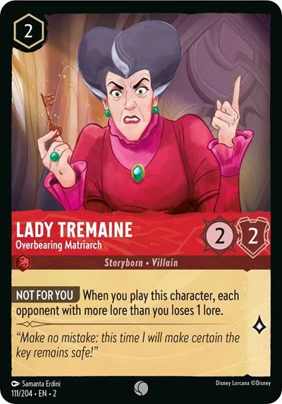 Lady Tremaine - Overbearing Matriarch - Cold Foil
