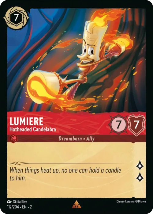 Lumiere - Hotheaded Candelabra - Cold Foil