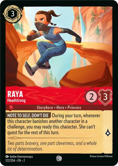 Raya - Headstrong - Cold Foil