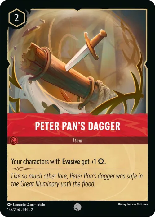 Peter Pan's Dagger - Cold Foil
