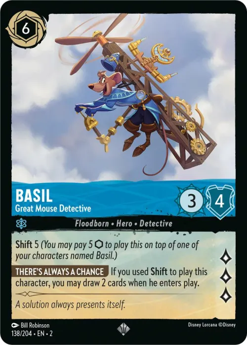 Basil - Great Mouse Detective - Cold Foil