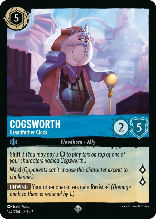 Cogsworth - Grandfather Clock - Cold Foil