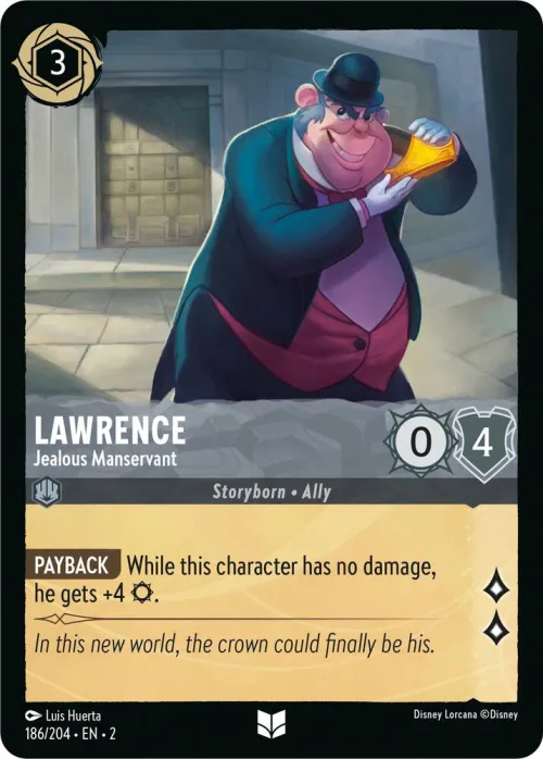 Lawrence - Jealous Manservant - Cold Foil