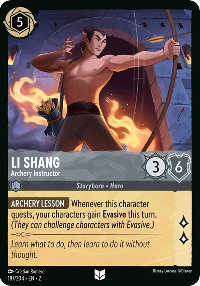 Li Shang - Archery Instructor - Cold Foil