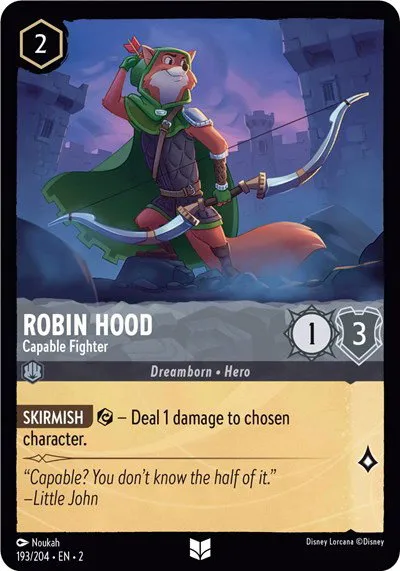 Robin Hood - Capable Fighter - Cold Foil