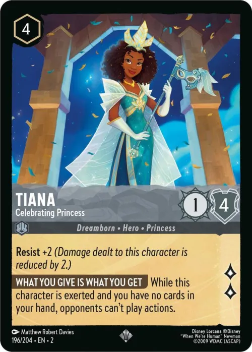 Tiana - Celebrating Princess - Cold Foil