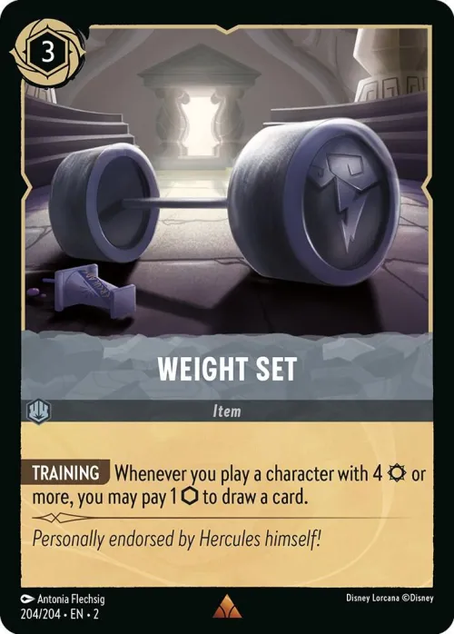 Weight Set - Cold Foil