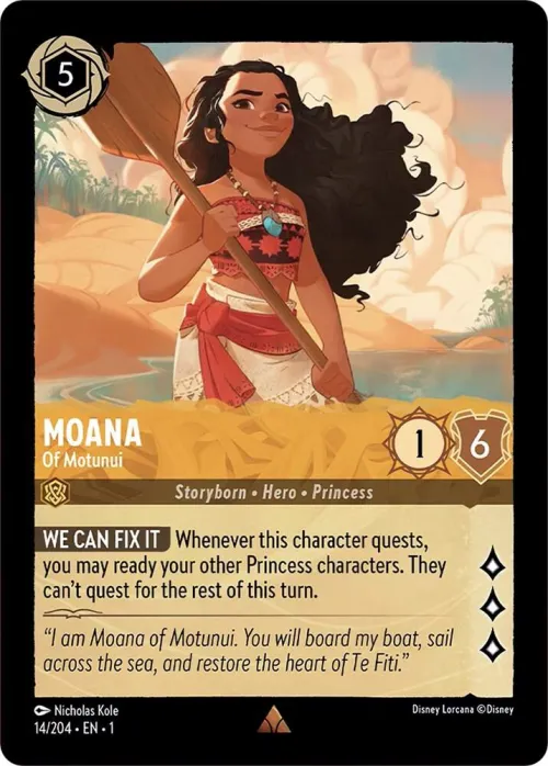Moana - Of Motunui - Cold Foil