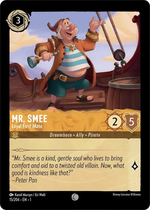 Mr. Smee - Loyal First Mate - Cold Foil