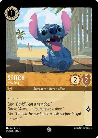 Stitch - New Dog - Cold Foil