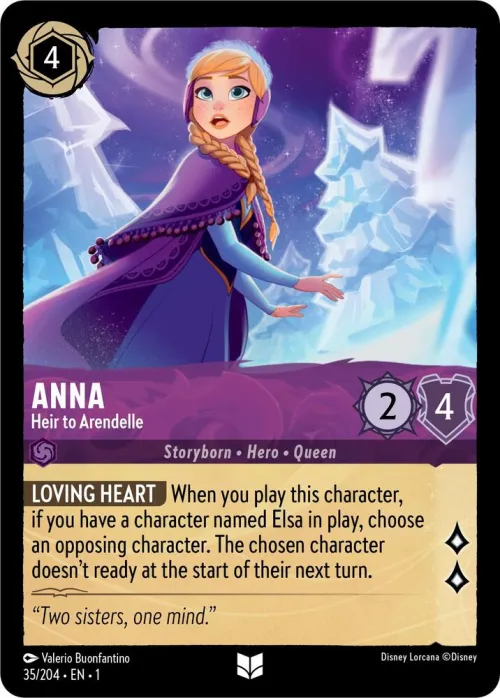 Anna - Heir to Arendelle - Cold Foil