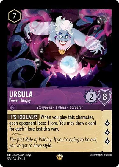 Ursula - Power Hungry - Cold Foil