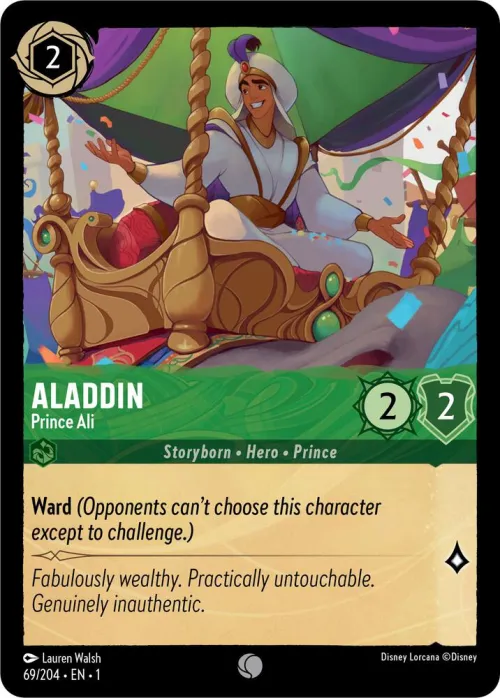 Aladdin - Prince Ali - Cold Foil