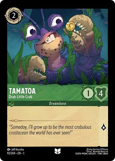 Tamatoa - Drab Little Crab - Cold Foil