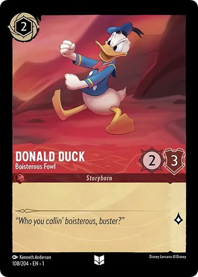 Donald Duck - Boisterous Fowl - Cold Foil