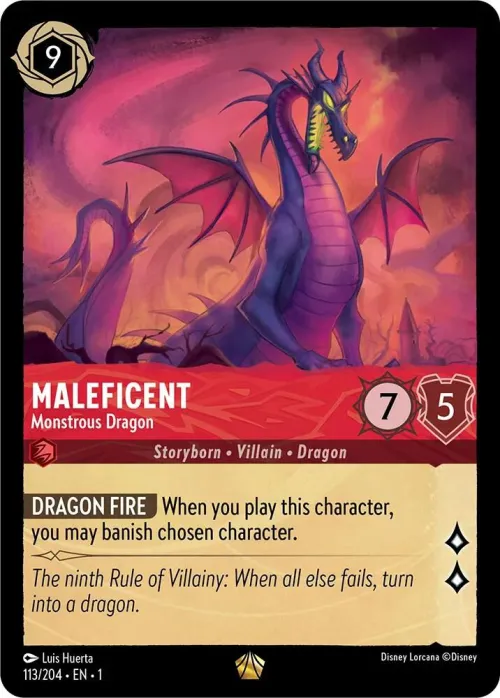 Maleficent - Monstrous Dragon - Cold Foil