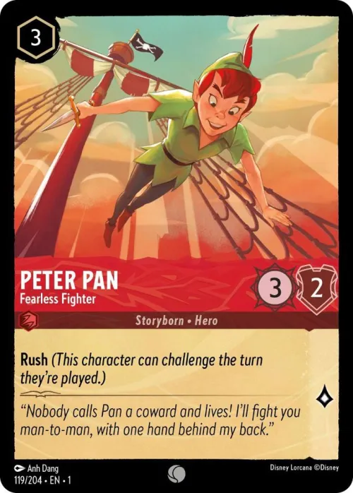 Peter Pan - Fearless Fighter - Cold Foil