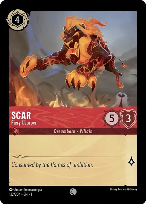 Scar - Fiery Usurper - Cold Foil