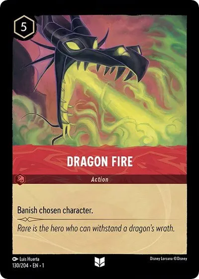 Dragon Fire - Cold Foil