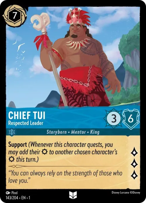 Chief Tui - Respected Leader - Cold Foil