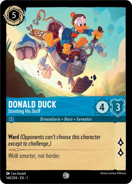 Donald Duck - Strutting His Stuff - Cold Foil