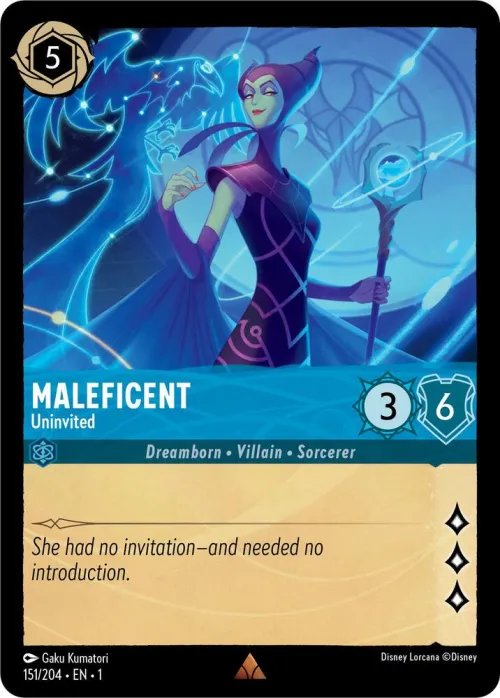 Maleficent - Uninvited - Cold Foil