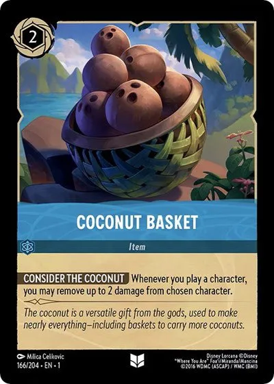 Coconut Basket - Cold Foil