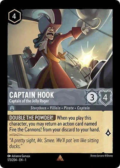 Captain Hook - Captain of the Jolly Roger - Cold Foil