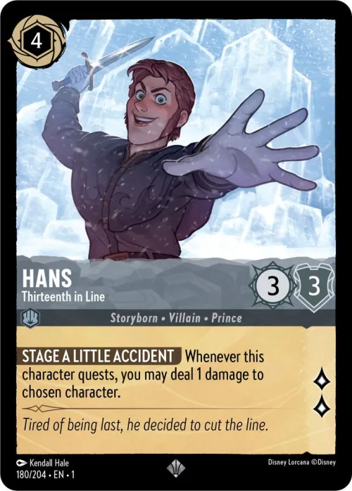 Hans - Thirteenth in Line - Cold Foil