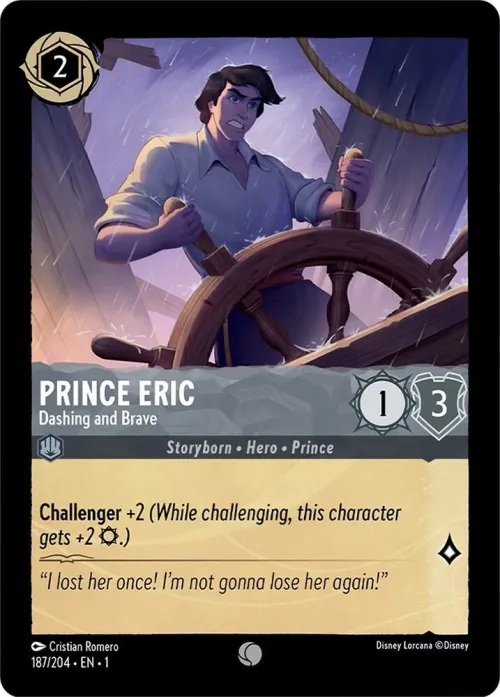 Prince Eric - Dashing and Brave - Cold Foil