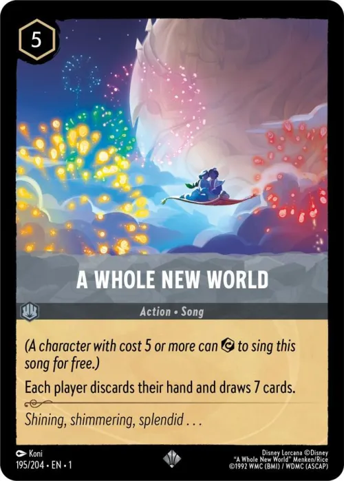 A Whole New World - Cold Foil